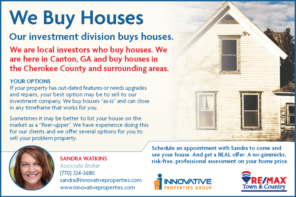 We Buy Houses Canton GA / Metro Atlanta