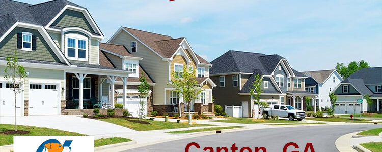 We Buy Houses Canton GA Metro Atlanta Logo Graphic